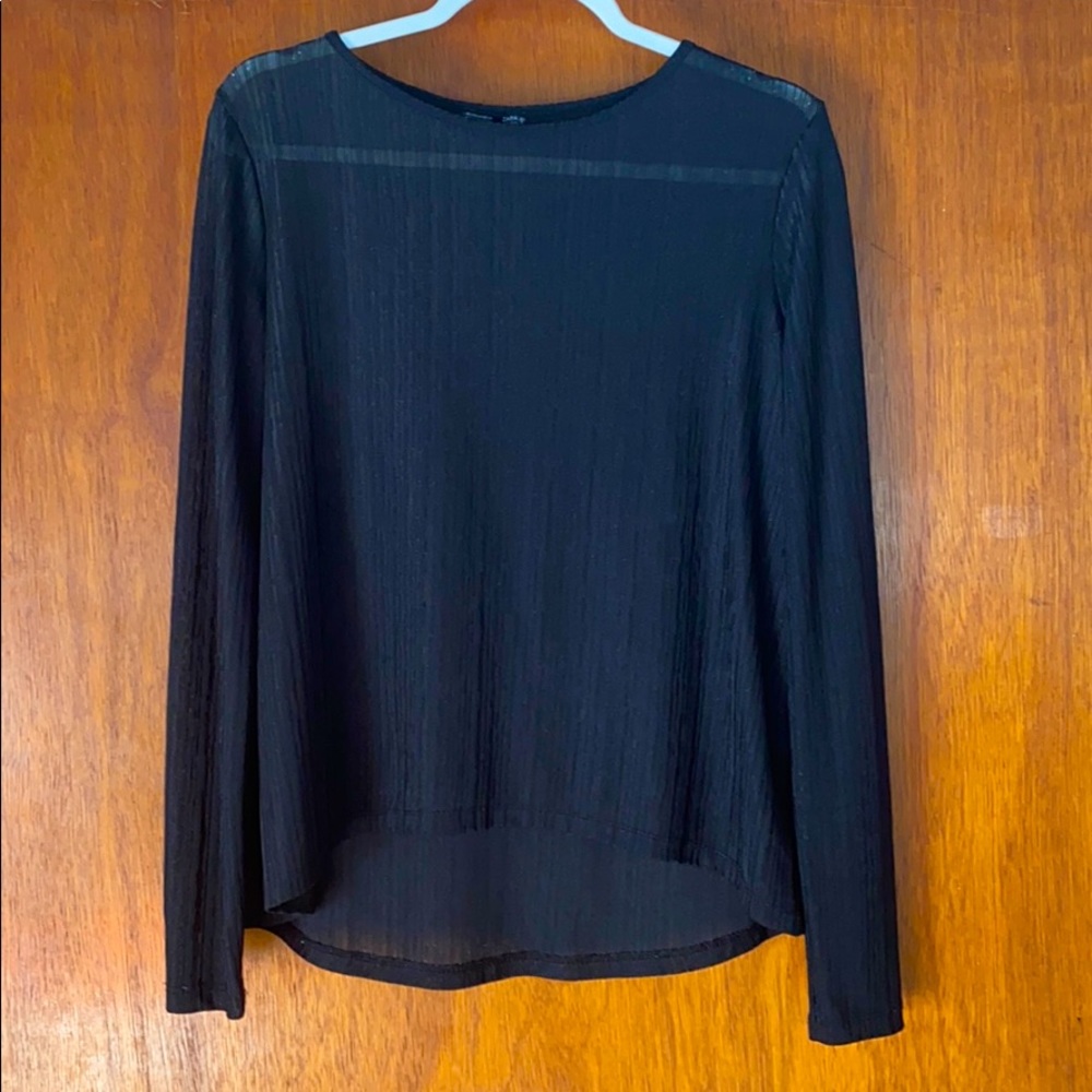 Long sleeve heavy weight fabric Zara shirt